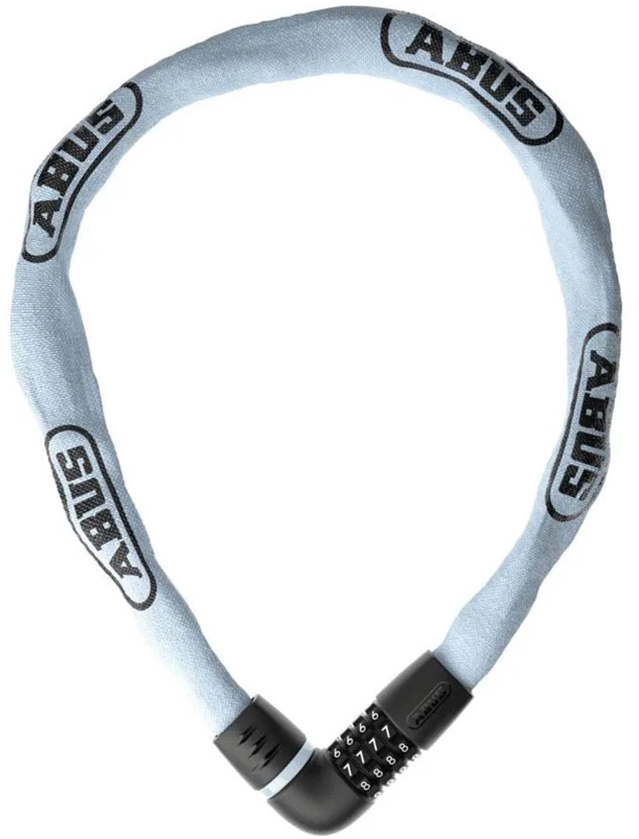 ABUS Fietsslot kettingslot - tresor 6807c - security level 7 - blauw - 110 cm - geschikt voor elektrische fietsen en stadsfietsen