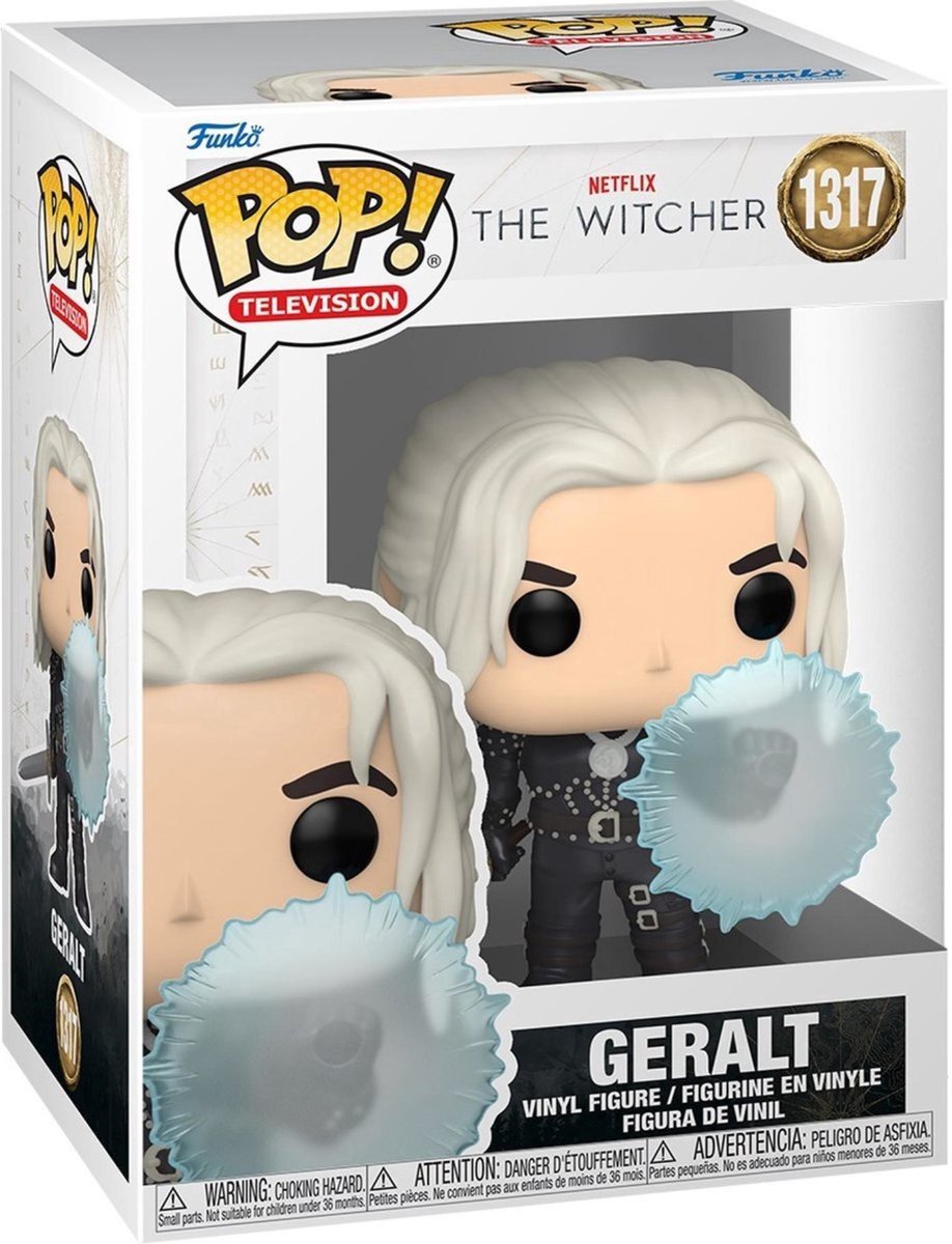 Funko Pop television: the witcher - geralt (shield) pop # 1317