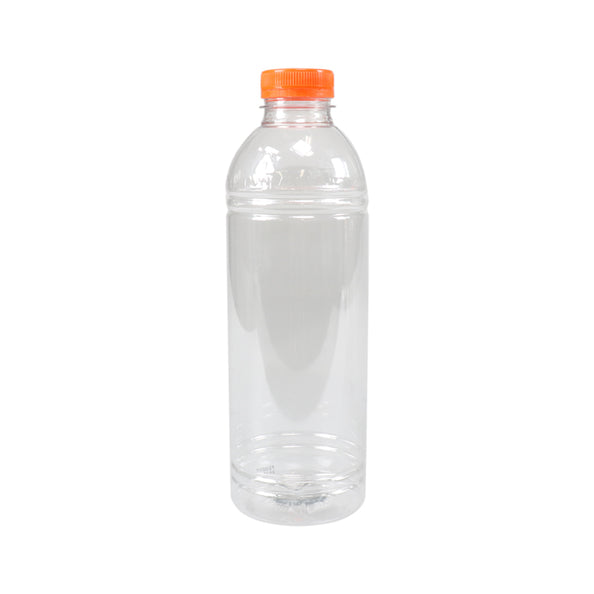Fles RPET Met Oranje Dop (65x1000ml)