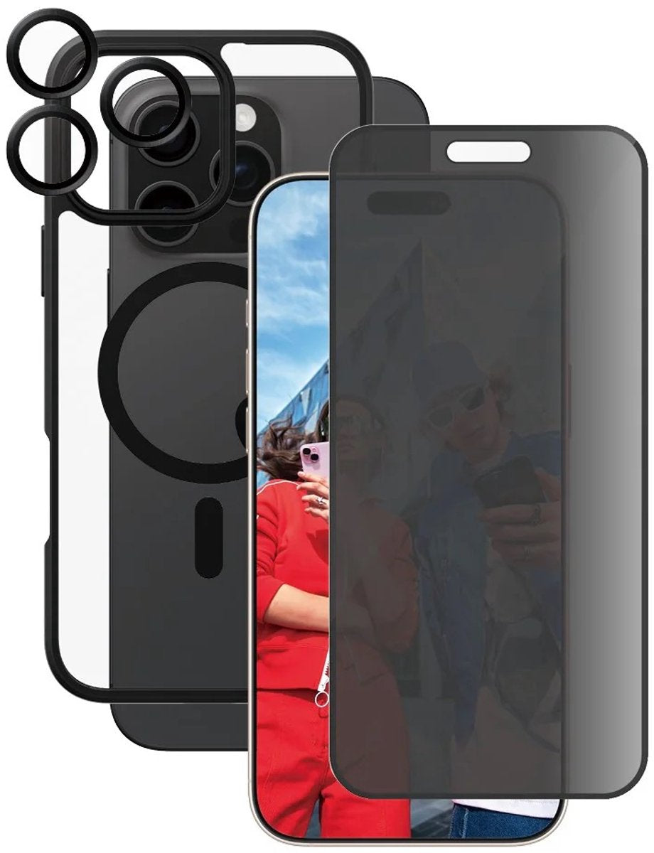 PanzerGlass flagship - 3-in-1 privacy bundel - iphone 16 pro max