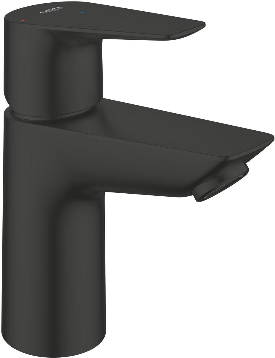 GROHE start edge s-size wastafelmengkraan – energiebesparend (es) – loodvrij ( zero) – push-open – matte black