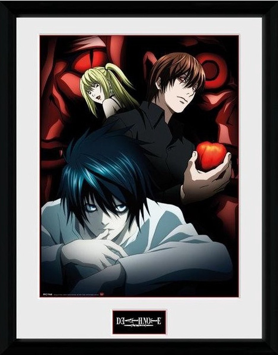 Merchandising Death note - collector print 30x40 - light l and misa