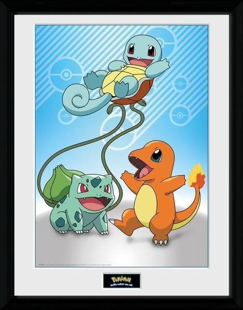 Merkloos Sans Marque Pokemon - collector print 30x40 - thunder bolt pikachu