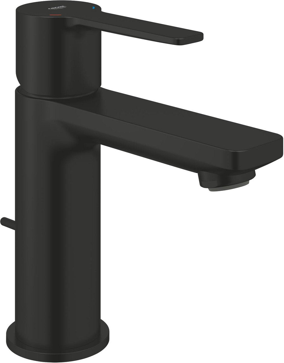 GROHE lineare new xs-size wastafelmengkraan – met trekwaste – ecojoy – fastfixation plus – matte black