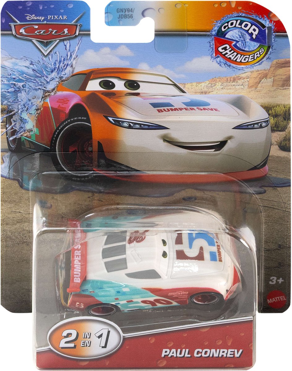 Disney Pixar Cars color changers paul conrev