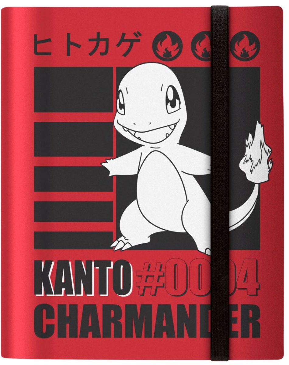 Ultrapro Ultra pro pokémon verzamelmap 9-pocket charmander rood kaartenalbum.
