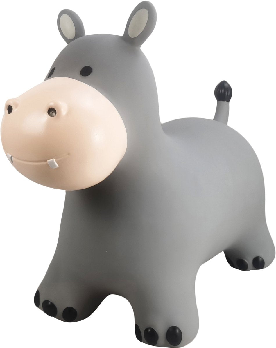 FIND THAT HIPPO springdier - nijlpaard holger - inclusief pomp - motoriek en fantasiespel - 2+