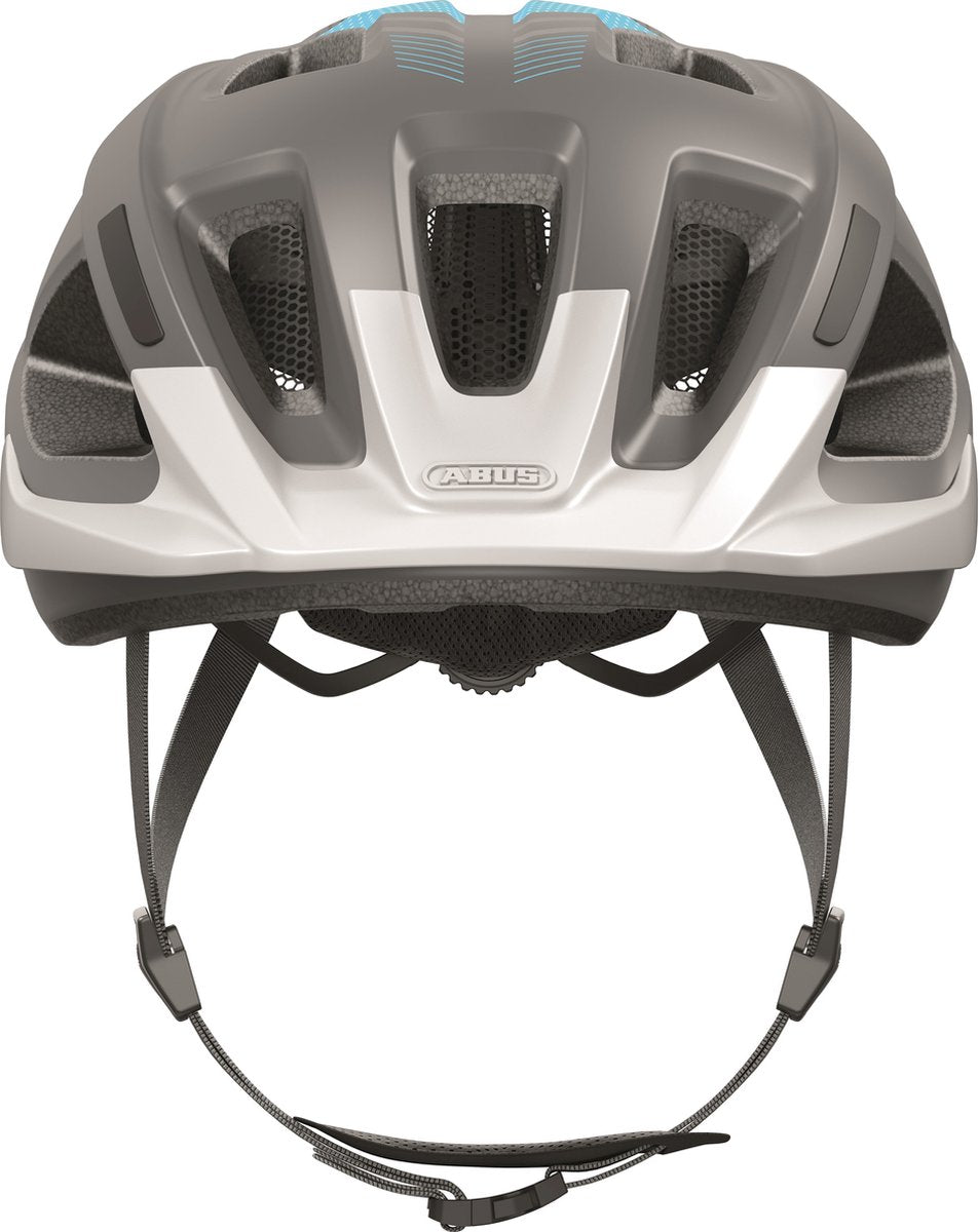 ABUS Fietshelm aduro 3.0 race grey s - 51-55 cm - grijs - geschikt voor gebruik op elektrische fietsen - stadsfietsen - 280 g