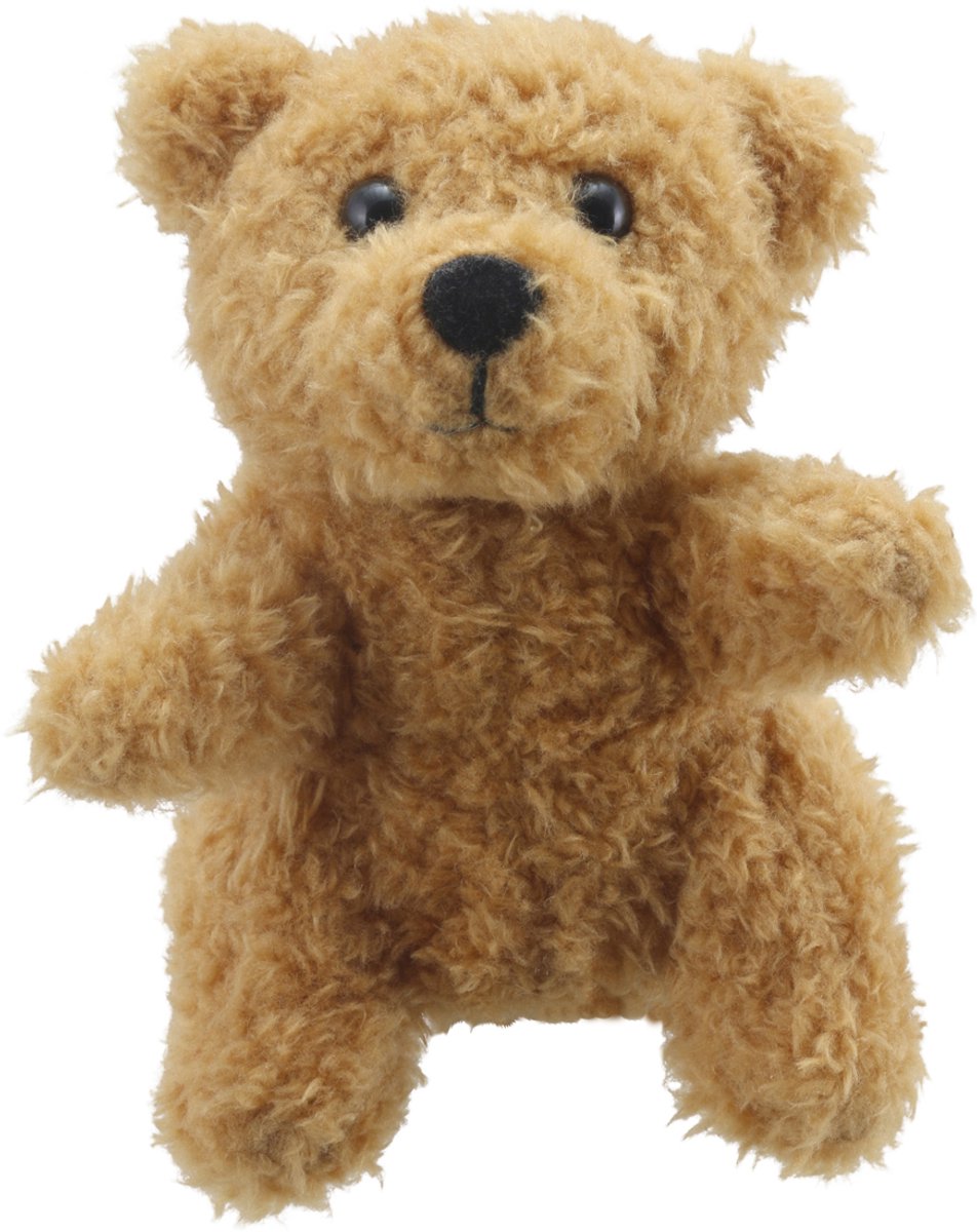 The Puppet Company vingerpop teddybeer knuffel speelgoed.