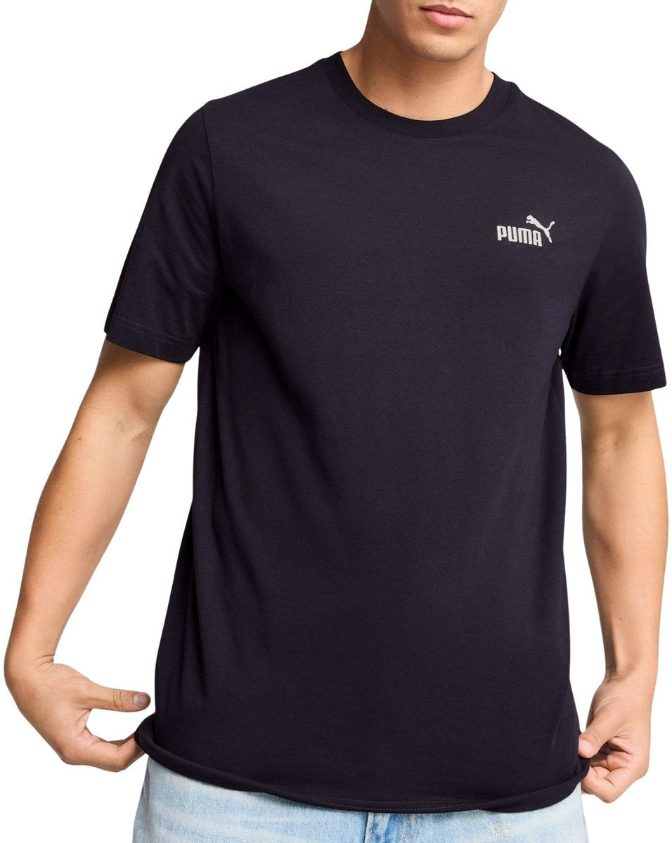 PUMA ess small no. 1 logo tee unisex t-shirt - new navy