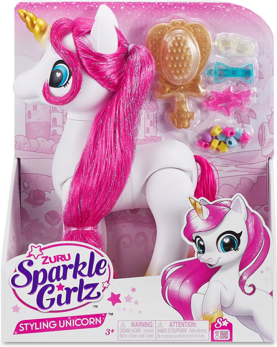 Sparkle Girlz eenhoorn styling set van zuru
