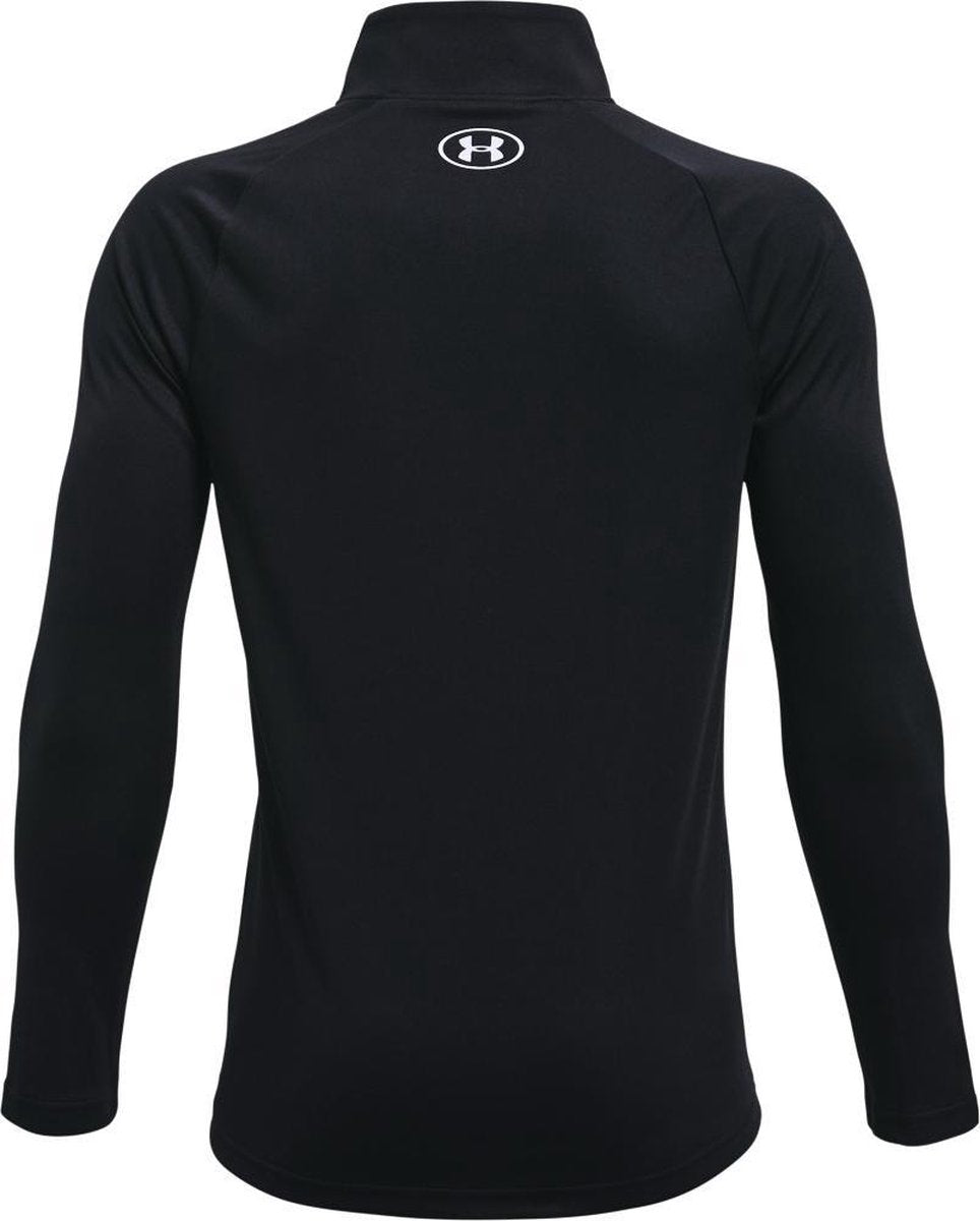 Under Armour ua tech 2.0 1 - 2 zip unisex sporttrui - zwart - wit