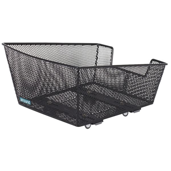 Around Fietsmand college basic small incl. voorgemonteerd fix systeem - zwart