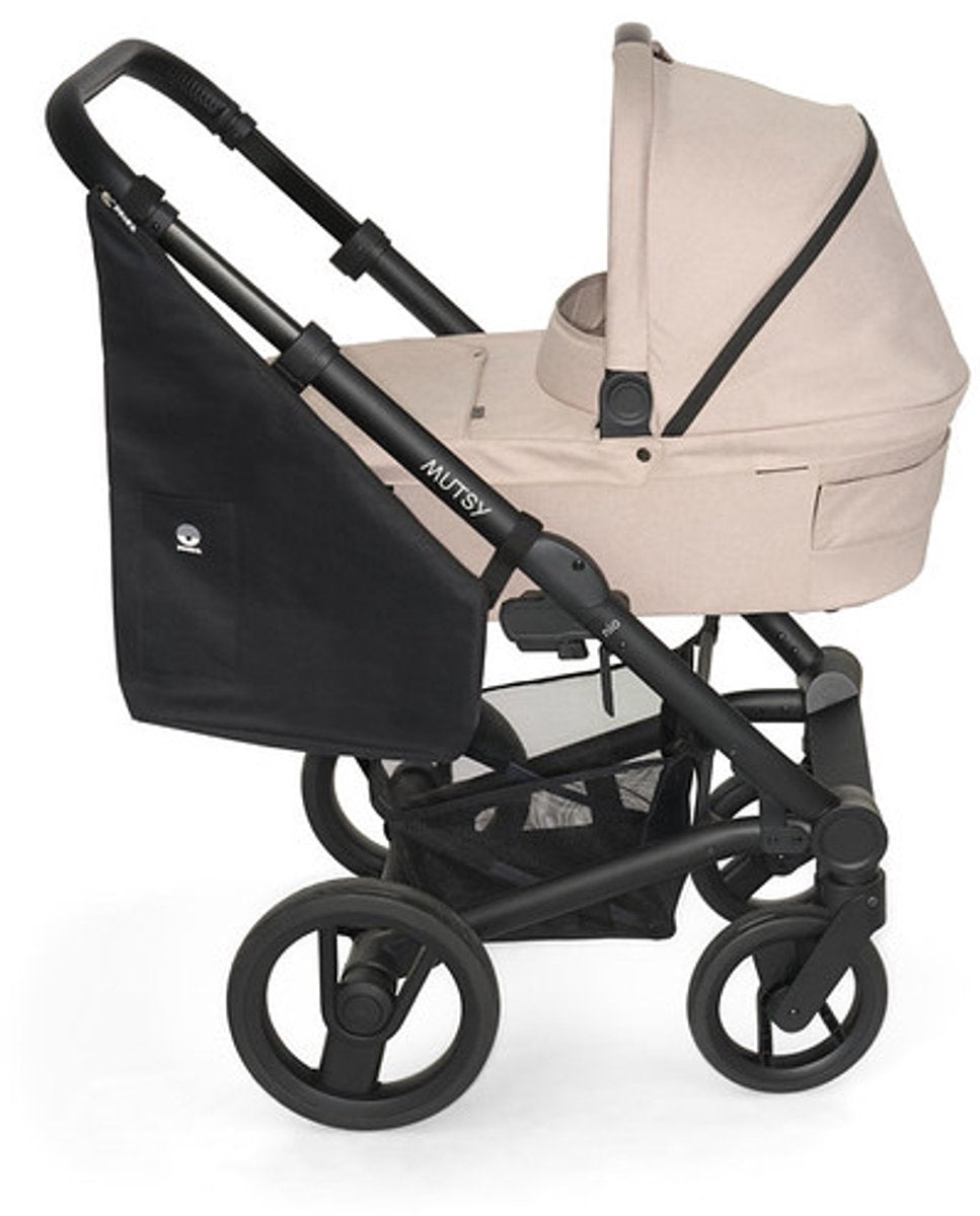 Dooky® Dooky - zij tas voor kinderwagen en buggy - zwart - met rits afsluitbaar