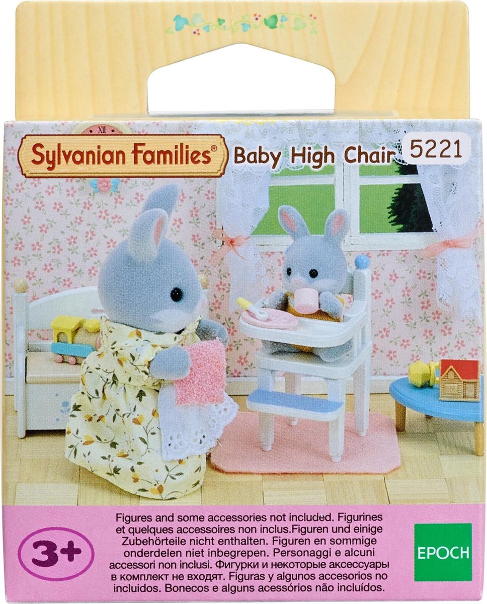 Sylvanian Families 5221 hoge kinderstoel-poppenhuisinrichting