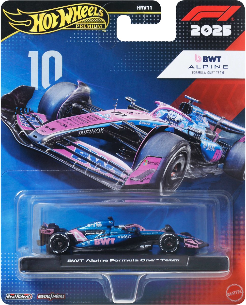Hot Wheels premium formula 1 alpine team - pierre gasly
