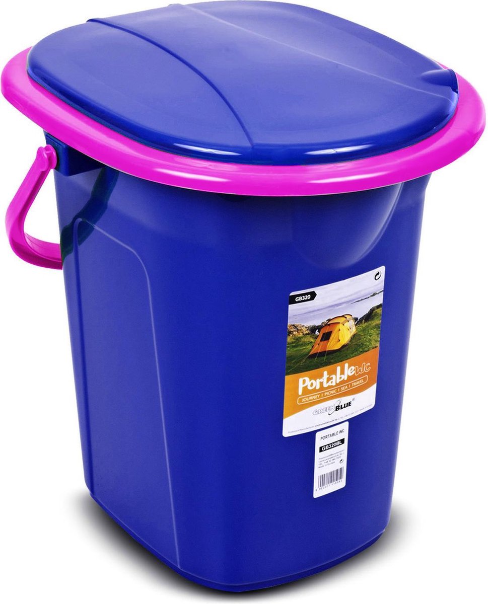 GreenBlue Draagbare toeristische toiletbak wc 19l gb320br