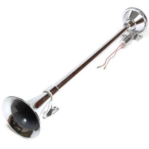 Luchthoorn 64 cm. 12 24V Chroom