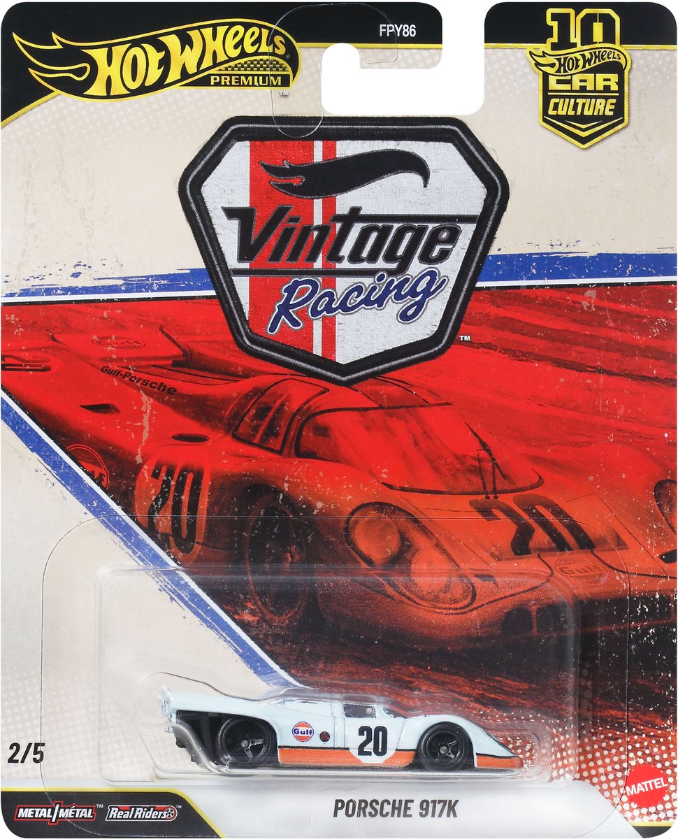 Hot Wheels car culture vintage racing - porsche 917k