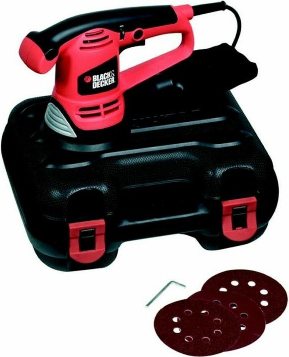 BLACK+DECKER 480w excentrische schuurmachine - ka191ek-qs