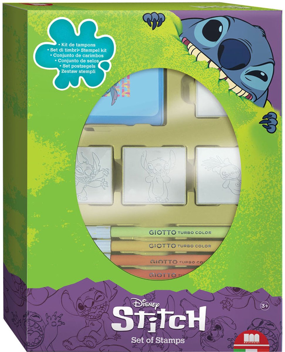Multiprint Stitch stempelset met 4 stempels
