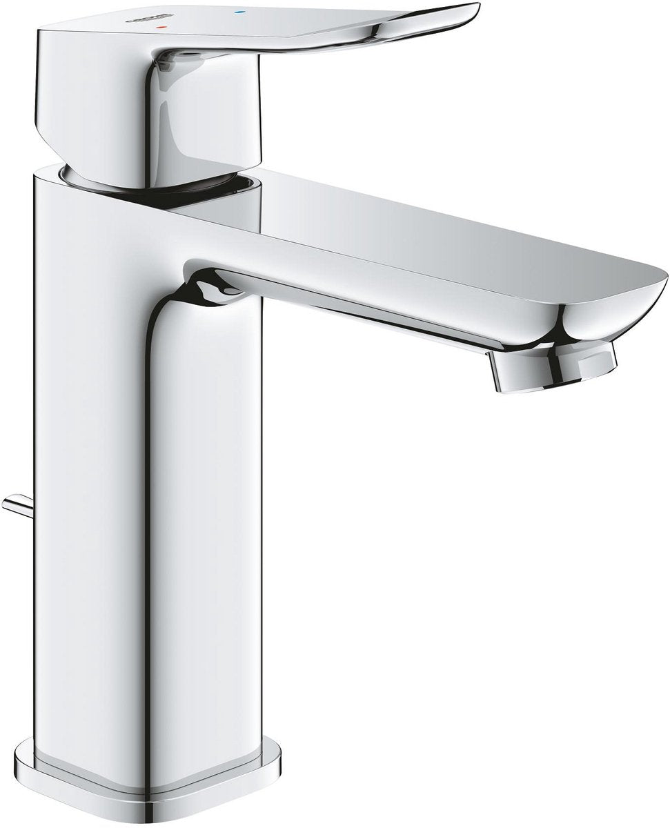 GROHE dice wastafelmengkraan - m-size - waterbesparend - inclusief pop-up waste - chroom