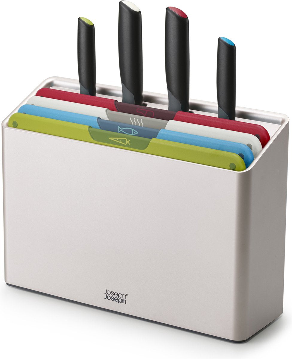 Joseph Joseph - foilio icon plus snijplank en messen 8-delig - kunststof - multicolor