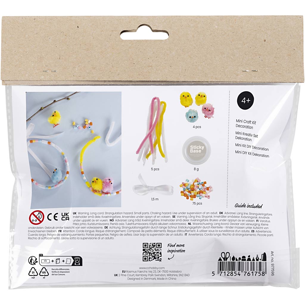 Creativ Company Https: www.cchobby.nl mini-hobbyset-decoratie-diverse-kleuren-1-doos