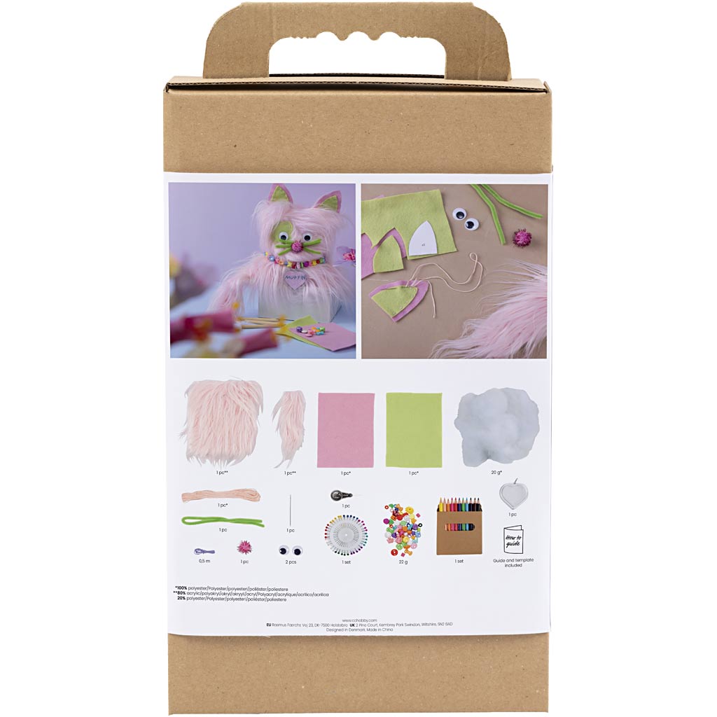 Creativ Company Https: www.cchobby.nl hobbyset-naaien-kat-diverse-kleuren-1-doos