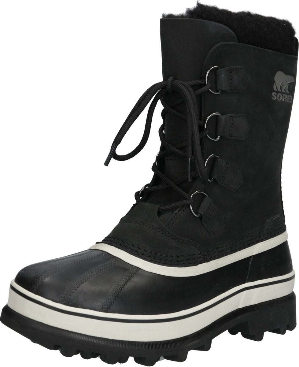 Sorel caribou™ wp men's snowboots - black, dark stone - maat 41