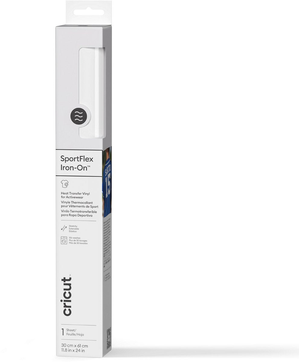 CRICUT sportflex iron-on 28x60cm – wit