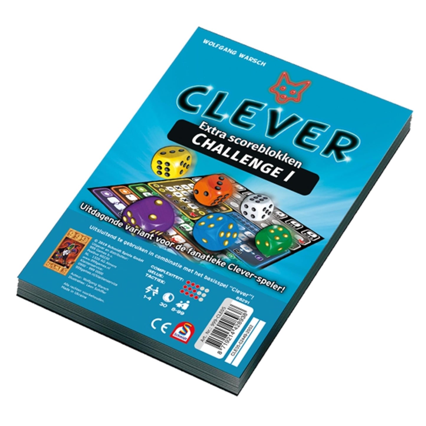 999Games 999 games scoreblokken clever challenge