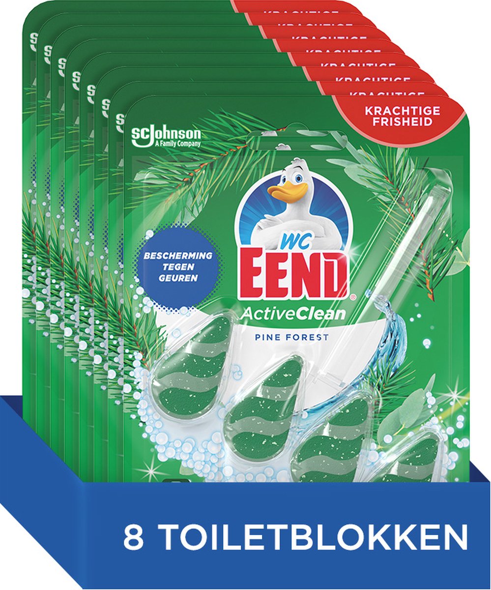 WC-Eend toiletblok active clean pine forest