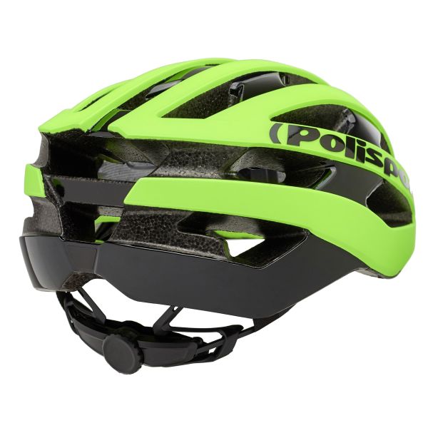 Polisport light pro fietshelm m 52-58cm fluo geel zwart