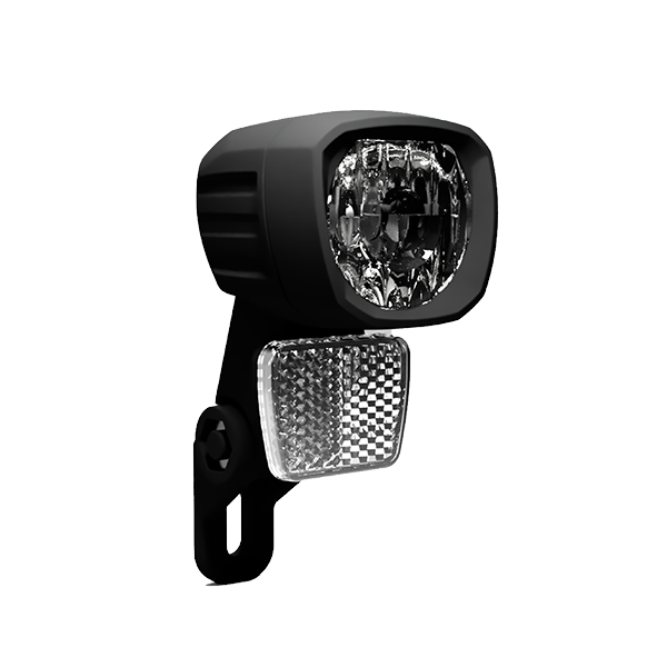 Herrmans Koplamp nordic cl3 e-bike 100 lumen - zwart