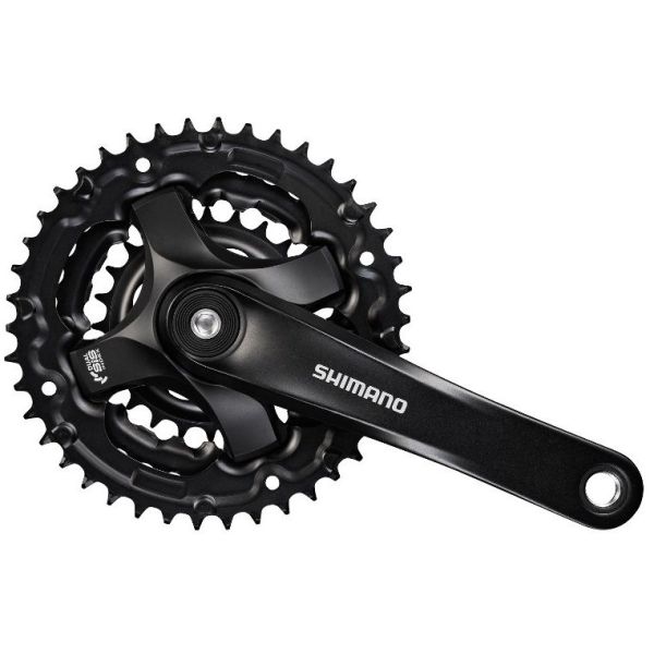 Shimano - crankstel fc-ty501 - 170 mm - 48-38-28t - zwart