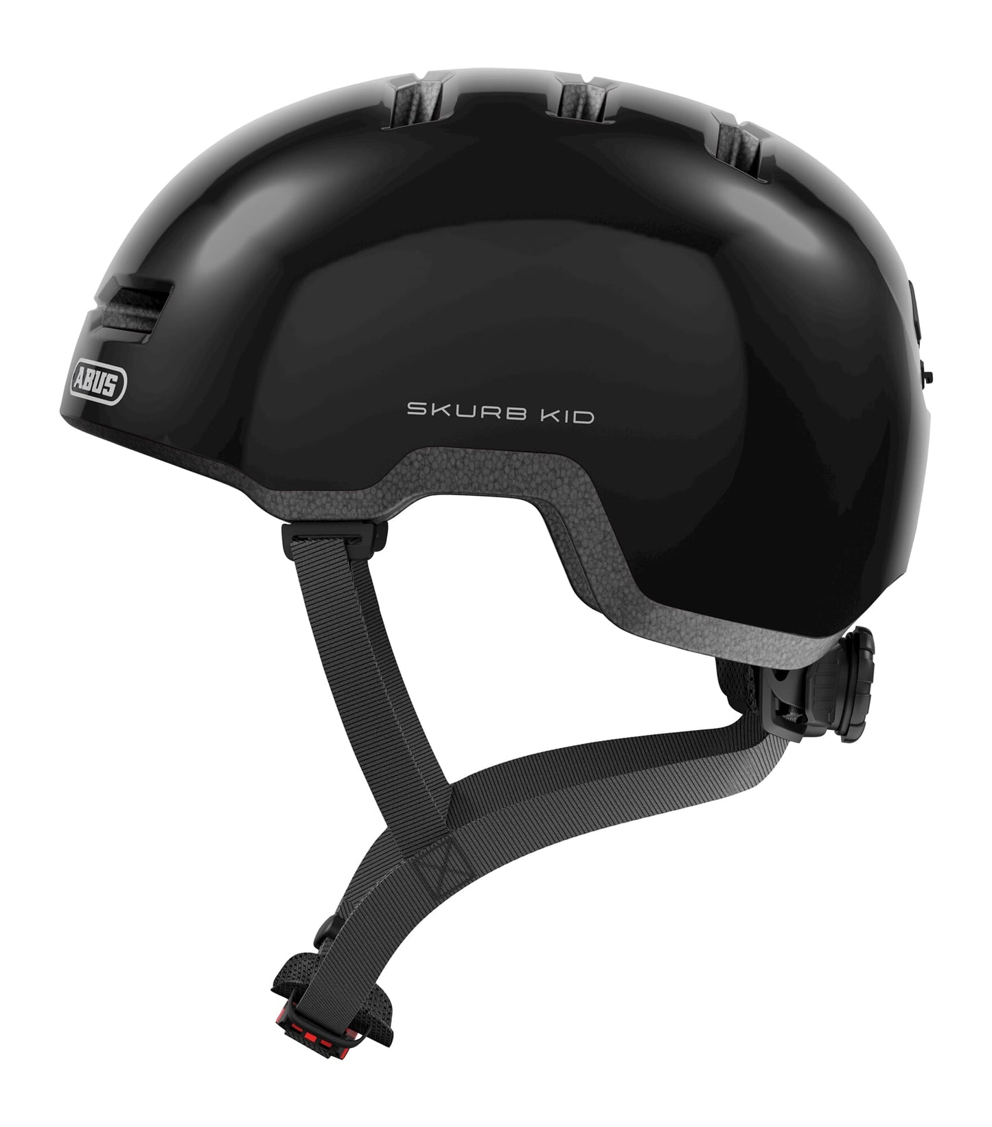 ABUS helm skurb kid shiny black m 50-55cm