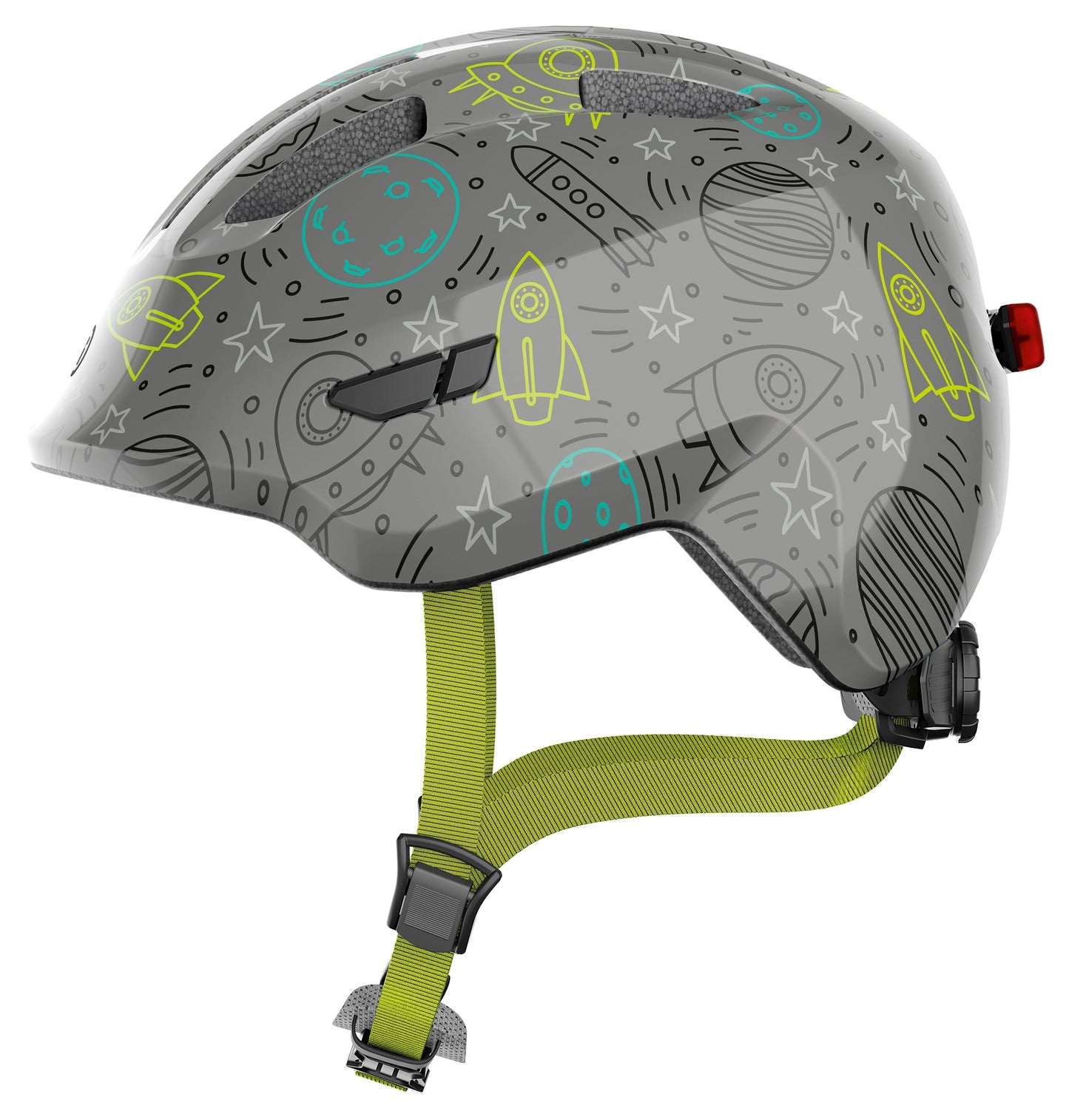 Abus helm Smiley 3.0 LED Grijs space M 50-55cm