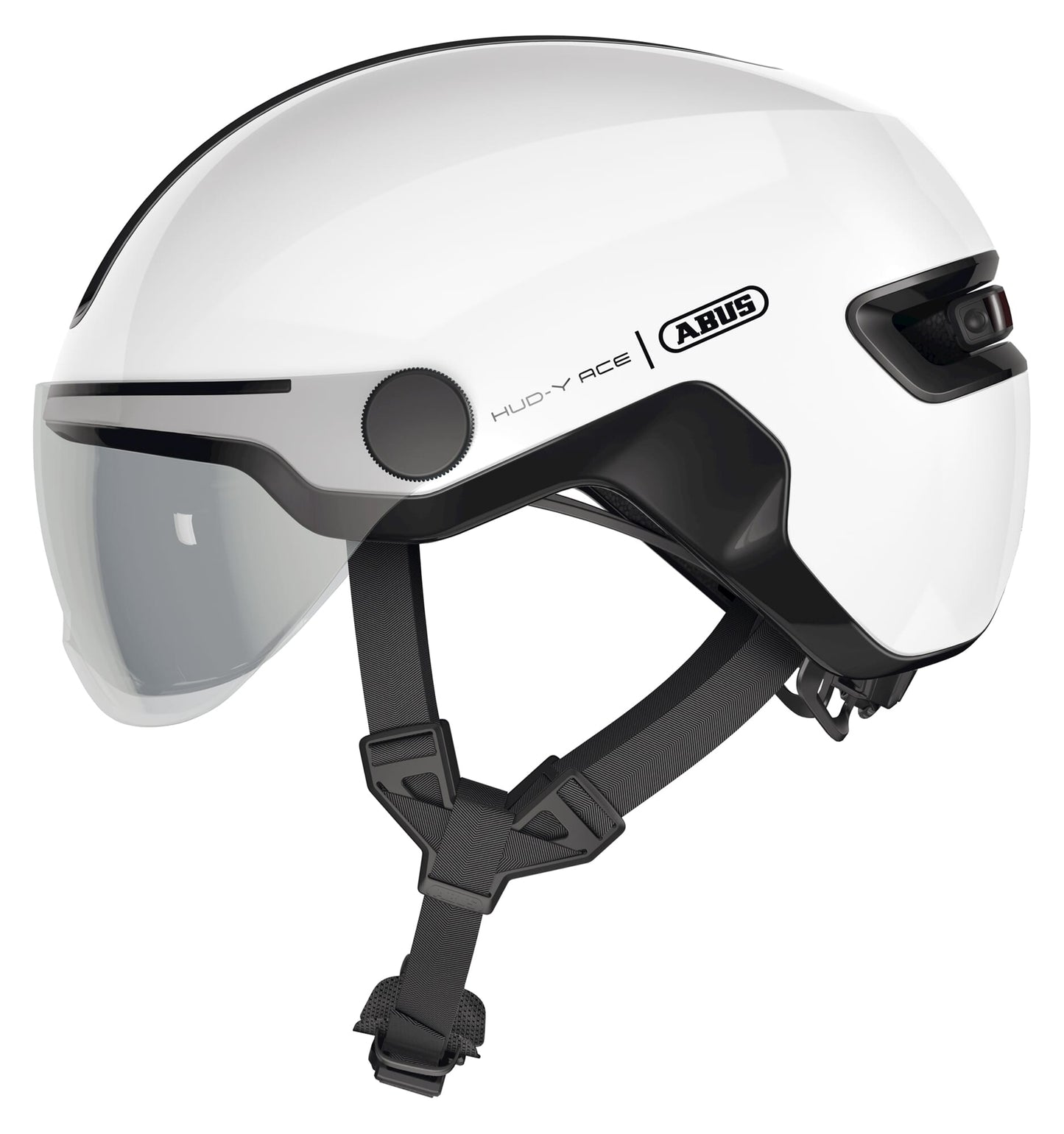 ABUS helm hud-y ace shiny white m 54-58cm