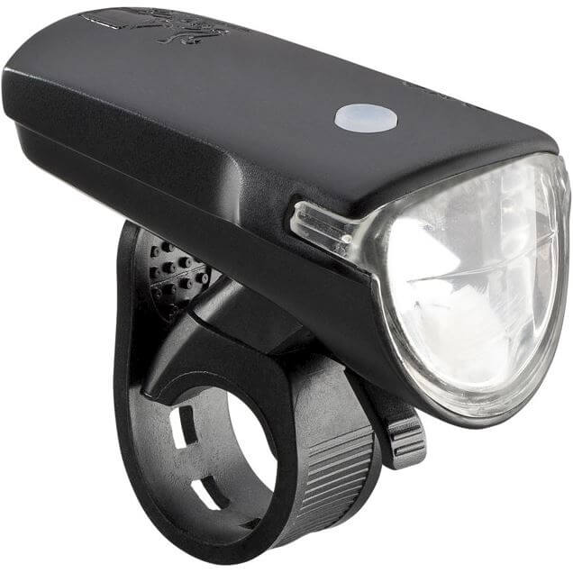 Axa koplamp greenline usb 35 lux zwart