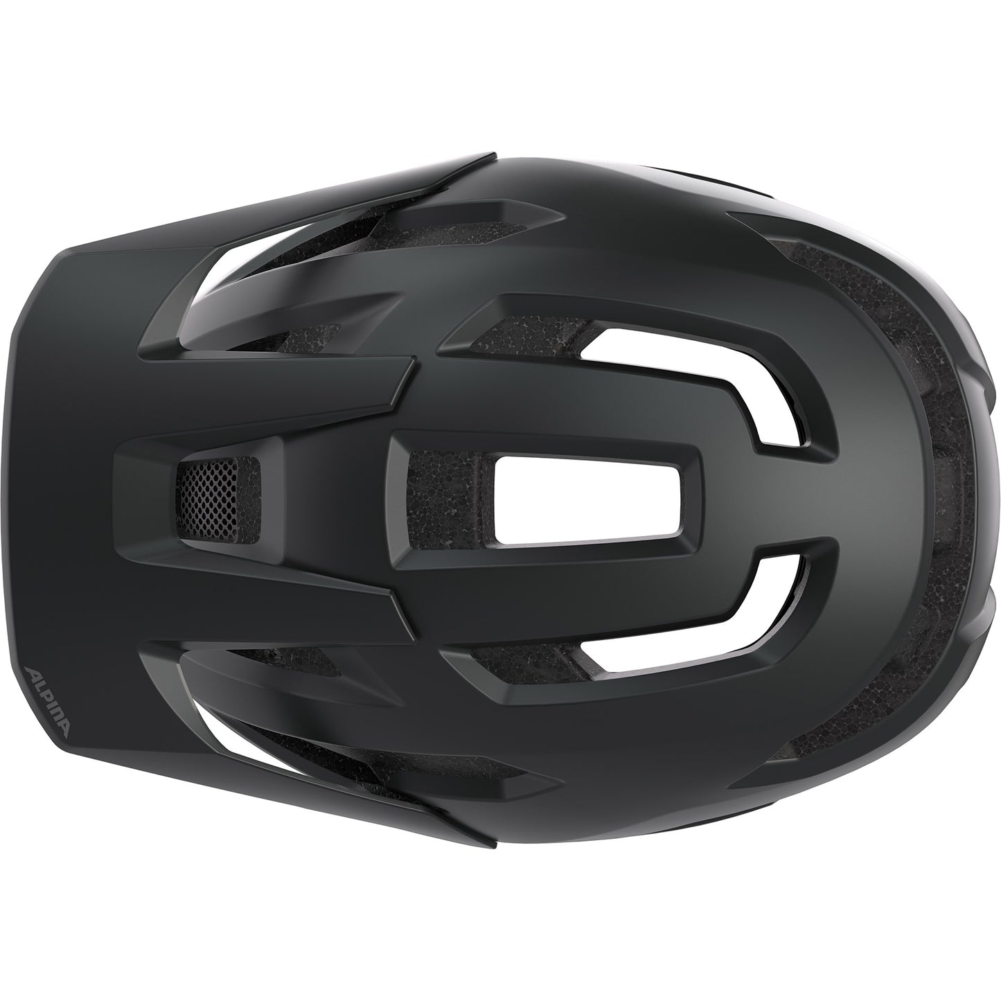 Olympic Sportswear Alpina sports mtb helm taunus 52-56 mat zwart grijs