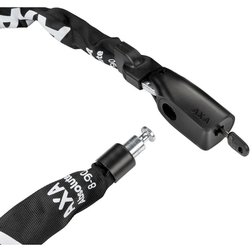 Axa Slot ketting absolute 8-90 zwart safety index 9