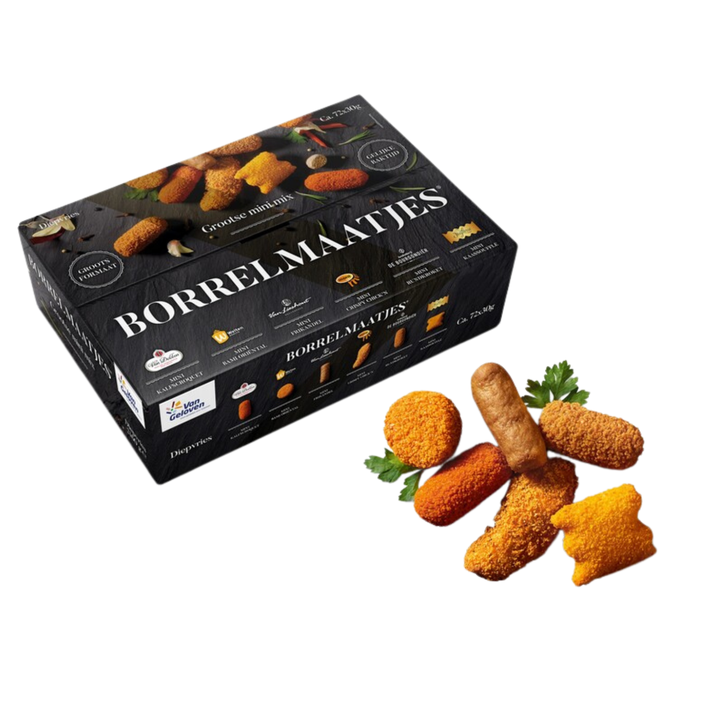 Ad Van Geloven borrelmaatjes (72x 30 gr)