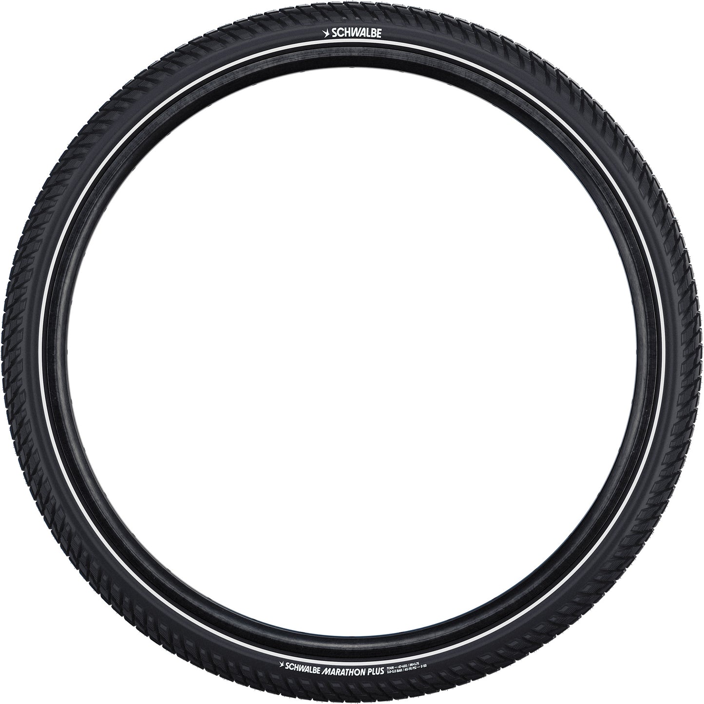 SCHWALBE draadband marathon plus tour 50-622 +r zwart