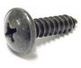 Scooterparkers Bofix 3.9 x 19 met ring - zwart (25 stuks)