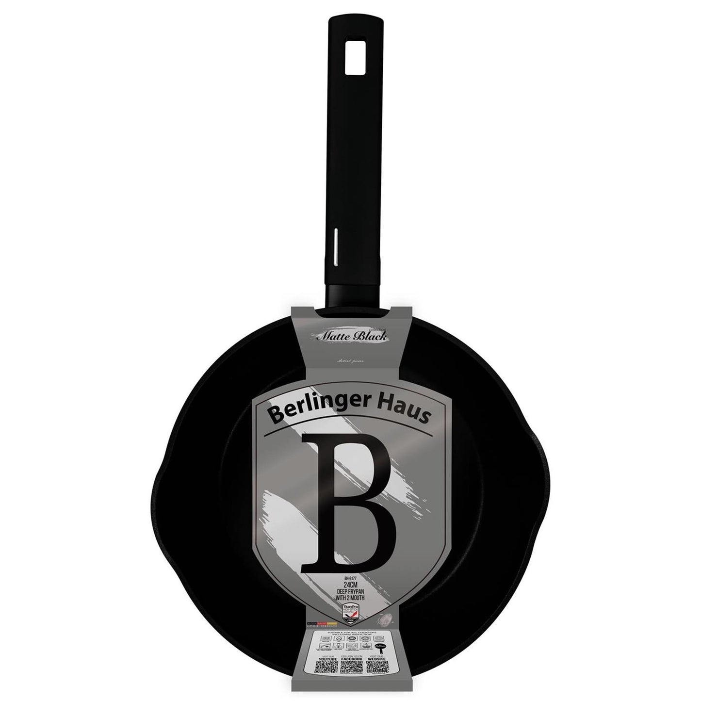 BerlingerHaus diepe koekenpan 24cm