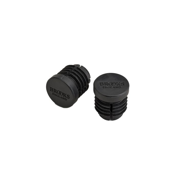 BROOKS Rubber bar end plugs - black
