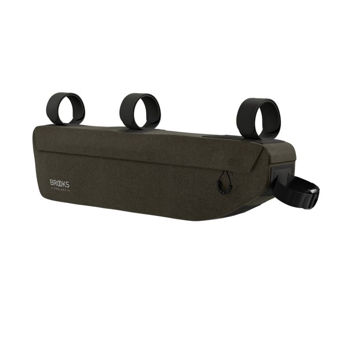 BROOKS Scape frame bag large (3,5l) - mud green