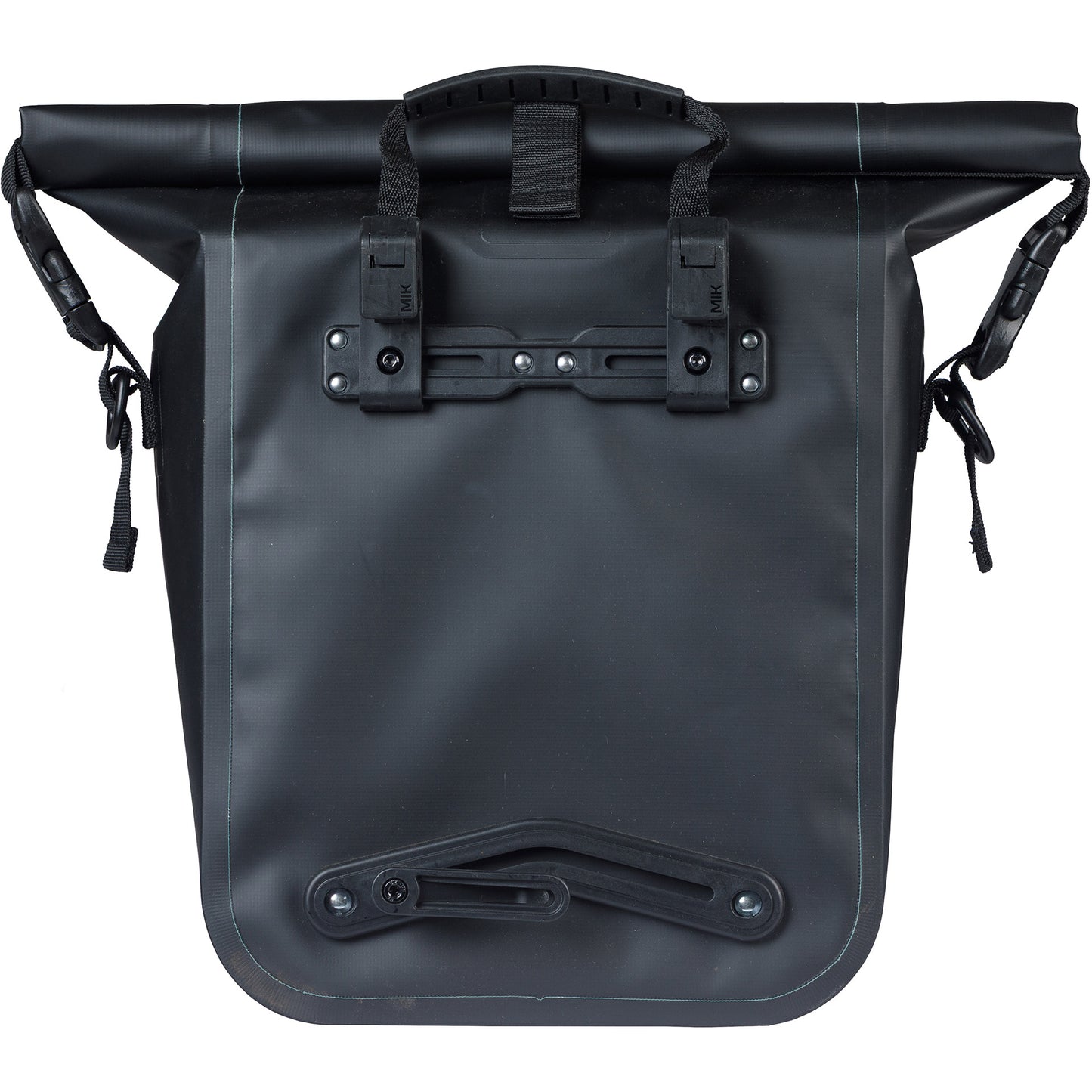 BASIL Enkele fietstas rivo m tarpaulin mik 12-15l 14 x 25 x 38 cm - zwart