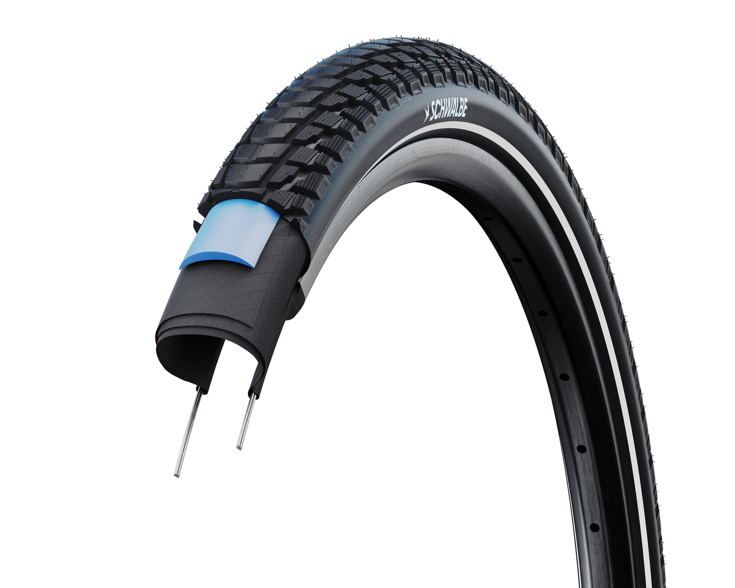 SCHWALBE buitenband marathon plus tour 50-559 zw refl